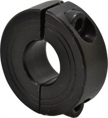 Climax Metal Products - 13mm Bore, Steel, Two Piece Shaft Collar - 1-1/4" Outside Diam - Makers Industrial Supply