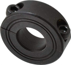 Climax Metal Products - 17mm Bore, Steel, Two Piece Shaft Collar - 1-1/2" Outside Diam - Makers Industrial Supply