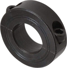 Climax Metal Products - 24mm Bore, Steel, Two Piece Shaft Collar - 1-7/8" Outside Diam - Makers Industrial Supply