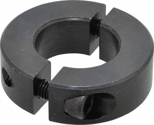 Climax Metal Products - 25mm Bore, Steel, Two Piece Shaft Collar - 1-7/8" Outside Diam - Makers Industrial Supply