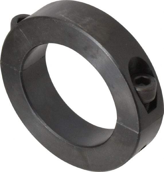 Climax Metal Products - 55mm Bore, Steel, Two Piece Shaft Collar - 3-1/4" Outside Diam - Makers Industrial Supply