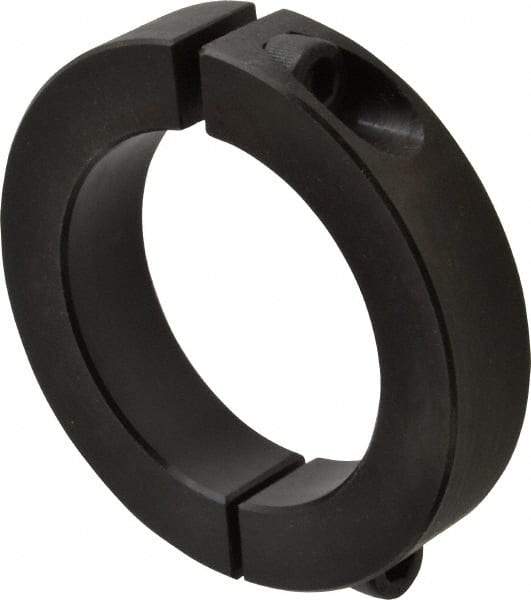 Climax Metal Products - 60mm Bore, Steel, Two Piece Shaft Collar - 3-1/2" Outside Diam - Makers Industrial Supply