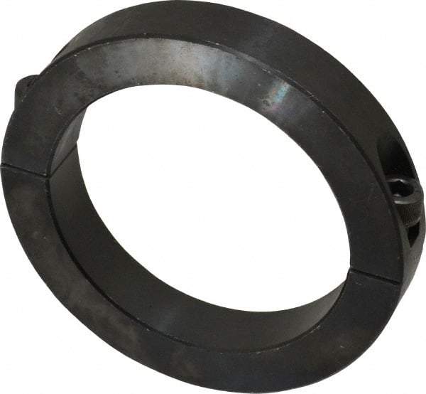 Climax Metal Products - 80mm Bore, Steel, Two Piece Shaft Collar - 4-1/4" Outside Diam - Makers Industrial Supply