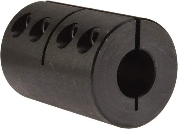 Climax Metal Products - 3/4" Inside x 1-3/4" Outside Diam, Rigid Coupling without Keyway - 2-5/8" Long - Makers Industrial Supply