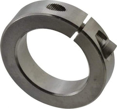 Climax Metal Products - 2" Bore, Stainless Steel, One Piece Clamp Collar - 3" Outside Diam, 11/16" Wide - Makers Industrial Supply