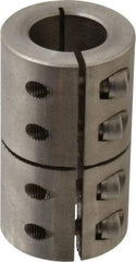 Climax Metal Products - 1" Inside x 1-3/4" Outside Diam, One Piece Split Clamping Collar - 3" Long - Makers Industrial Supply