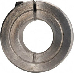 Climax Metal Products - 11/16" Bore, Aluminum, One Piece Clamping Shaft Collar - 1-1/2" Outside Diam, 1/2" Wide - Makers Industrial Supply