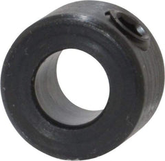 Climax Metal Products - 1/4" Bore, Steel, Set Screw Shaft Collar - 1/2" Outside Diam, 5/16" Wide - Makers Industrial Supply