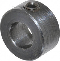 Climax Metal Products - 7/16" Bore, Steel, Set Screw Shaft Collar - 7/8" Outside Diam, 7/16" Wide - Makers Industrial Supply