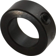 Climax Metal Products - 15/16" Bore, Steel, Set Screw Shaft Collar - 1-1/2" Outside Diam, 9/16" Wide - Makers Industrial Supply