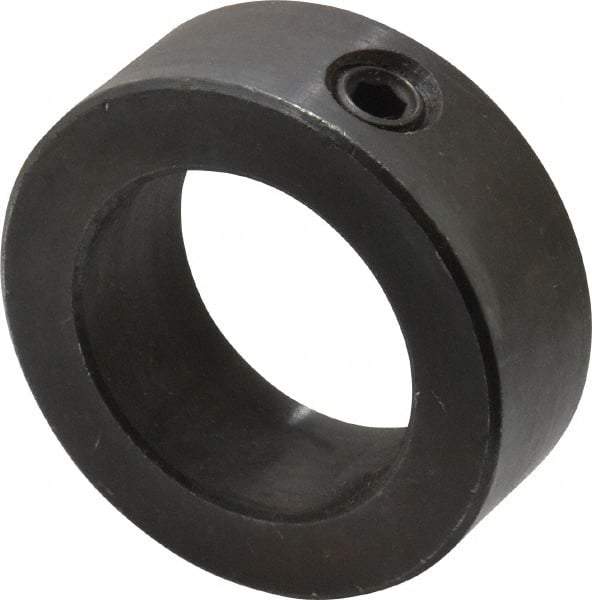 Climax Metal Products - 1-3/8" Bore, Steel, Set Screw Shaft Collar - 2-1/8" Outside Diam, 3/4" Wide - Makers Industrial Supply