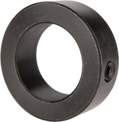 Climax Metal Products - 1-7/16" Bore, Steel, Set Screw Shaft Collar - 2-1/4" Outside Diam, 3/4" Wide - Makers Industrial Supply