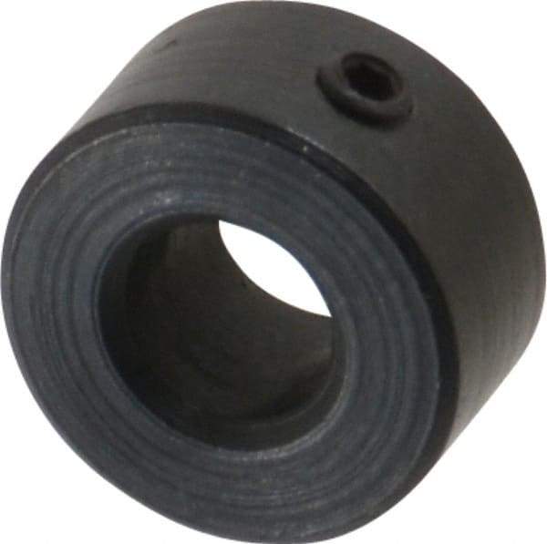 Climax Metal Products - 4mm Bore, Steel, Set Screw Shaft Collar - 3/8" Outside Diam - Makers Industrial Supply