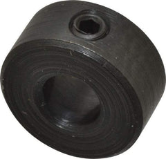 Climax Metal Products - 5mm Bore, Steel, Set Screw Shaft Collar - 1/2" Outside Diam - Makers Industrial Supply