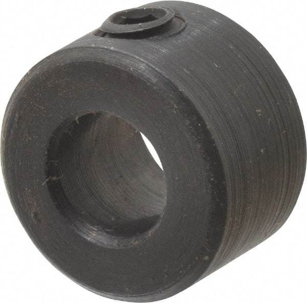 Climax Metal Products - 6mm Bore, Steel, Set Screw Shaft Collar - 1/2" Outside Diam - Makers Industrial Supply