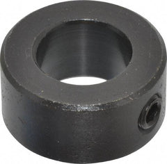 Climax Metal Products - 14mm Bore, Steel, Set Screw Shaft Collar - 1" Outside Diam - Makers Industrial Supply