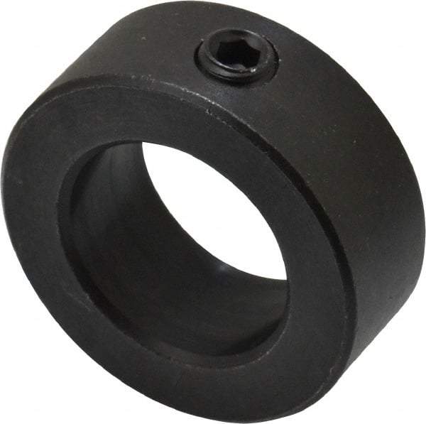 Climax Metal Products - 25mm Bore, Steel, Set Screw Shaft Collar - 1-5/8" Outside Diam - Makers Industrial Supply