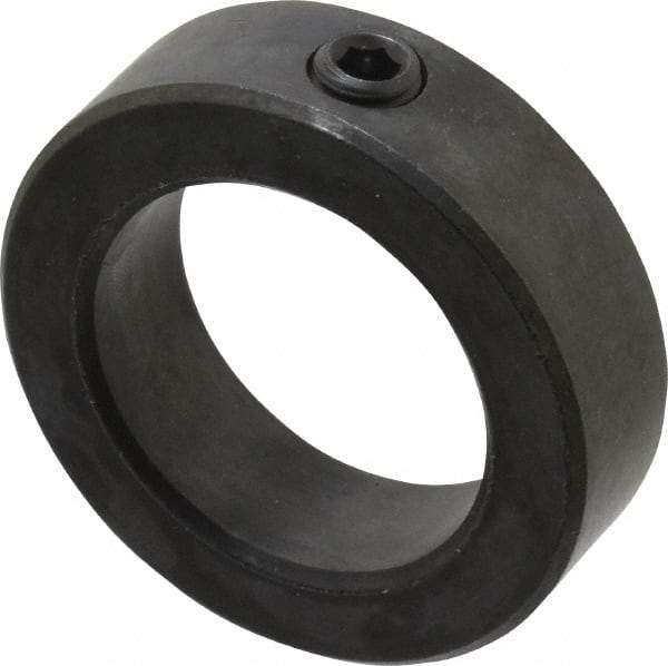 Climax Metal Products - 40mm Bore, Steel, Set Screw Shaft Collar - 2-3/8" Outside Diam - Makers Industrial Supply