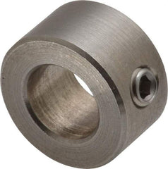 Climax Metal Products - 12mm Bore, Stainless Steel, Set Screw Shaft Collar - 7/8" Outside Diam - Makers Industrial Supply