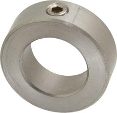 Climax Metal Products - 1-3/16" Bore, Stainless Steel, Set Screw Shaft Collar - 2" Outside Diam, 11/16" Wide - Makers Industrial Supply