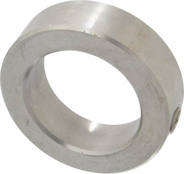 Climax Metal Products - 2" Bore, Stainless Steel, Set Screw Shaft Collar - 3" Outside Diam, 7/8" Wide - Makers Industrial Supply