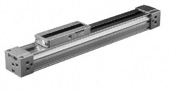 SMC PNEUMATICS - 25" Stroke x 1" Bore Double Acting Air Cylinder - 1/8 Port - Makers Industrial Supply