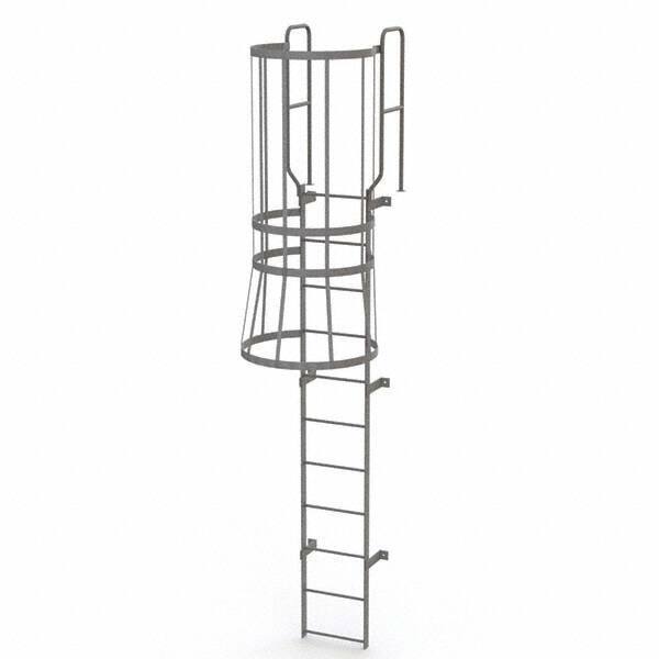 TRI-ARC - Rolling & Wall Mounted Ladders & Platforms Type: Fixed Ladder Style: Safety Cage - Makers Industrial Supply