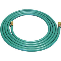 Dynabrade - 8mm ID x 12.7" OD 12' Long Multipurpose Air Hose - Male/Female Ends, 90 Working psi, Green - Makers Industrial Supply