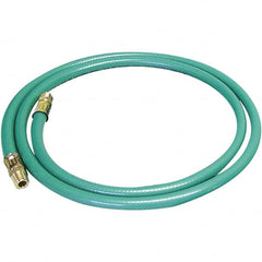 Dynabrade - 8mm ID x 12.7" OD 5' Long Hose - Male/Male Ends, 90 Working psi, Green - Makers Industrial Supply