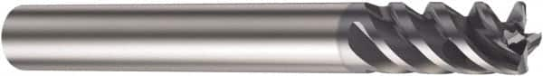 Sandvik Coromant - 5/16", 5/8" LOC, 3/8" Shank Diam, 3-1/2" OAL, 4 Flute, Solid Carbide Square End Mill - Single End, TiAlN Finish, Spiral Flute, 50° Helix, Centercutting, Right Hand Cut, Right Hand Flute, Series CoroMill Plura - Makers Industrial Supply