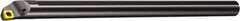 Sandvik Coromant - 30.5mm Min Bore Diam, 12" OAL, 1" Shank Diam, E-SCLC Indexable Boring Bar - CCMT 32.52 Insert, Screw Clamping Holding Method - Makers Industrial Supply