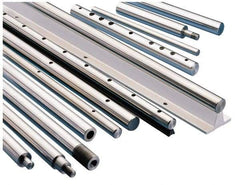 Thomson Industries - 5/8" Diam, 4' Long, Stainless Steel Standard Round Linear Shafting - 50-55C Hardness, .6245/.6240 Tolerance - Makers Industrial Supply