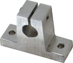 Thomson Industries - 3/8" Diam, Aluminum Alloy Shaft Support - Plain Shafting - Makers Industrial Supply