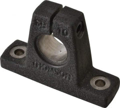 Thomson Industries - 5/8" Diam, Malleable Iron Alloy Shaft Support - Plain Shafting - Makers Industrial Supply