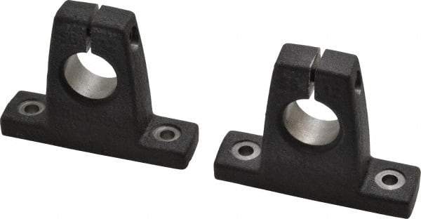 Thomson Industries - 3/4" Diam, Malleable Iron Alloy Shaft Support - Plain Shafting - Makers Industrial Supply