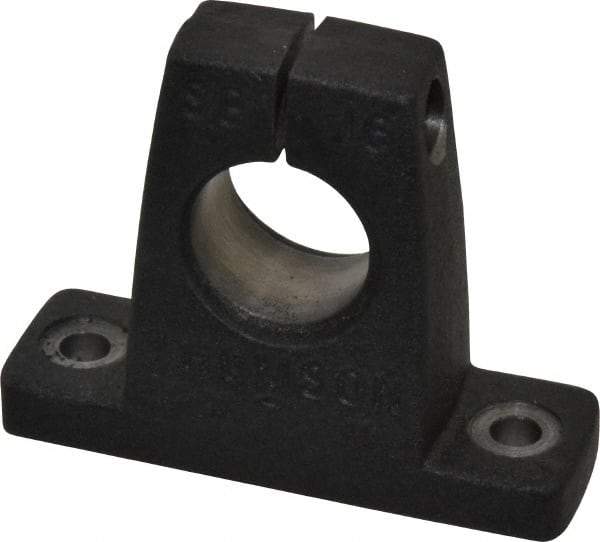 Thomson Industries - 1" Diam, Malleable Iron Alloy Shaft Support - Plain Shafting - Makers Industrial Supply