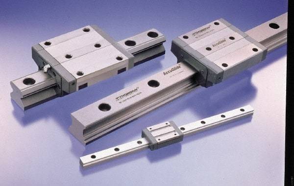 Thomson Industries - 1,000mm OAL x 20mm Overall Width x 18mm Overall Height Roller Rail System - 60mm Between Holes - Makers Industrial Supply