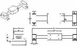 Thomson Industries - Manually Driven Linear Motion System - 36" Long x 2.13" Wide - Makers Industrial Supply