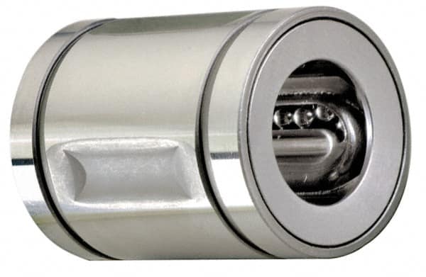 Thomson Industries - 2" Inside Diam, 1,100 Lbs. Dynamic Capacity, Open Linear Bearing - Makers Industrial Supply