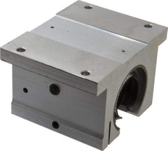 Thomson Industries - 1-1/2" Inside Diam, 3880/7760 Lbs. Dynamic Capacity, Open Single Pillow Block Linear Bearing - 2.94" Overall Height x 4-3/4" Overall Width - Makers Industrial Supply