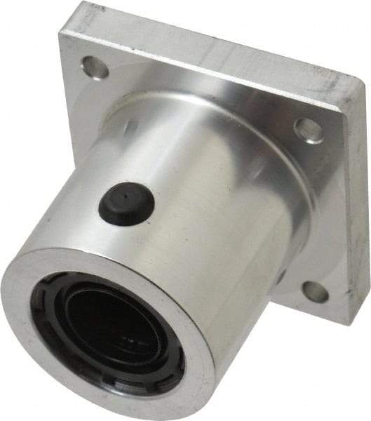 Thomson Industries - 1-3/4" Inside Diam, 600/1200 Lbs. Dynamic Capacity, Single Flanged Pillow Block Linear Bearing - 2.38" Overall Width - Makers Industrial Supply