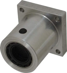 Thomson Industries - 2.13" Inside Diam, 1050/2100 Lbs. Dynamic Capacity, Single Flanged Pillow Block Linear Bearing - 2-3/4" Overall Width - Makers Industrial Supply