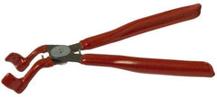 Mag-Mate - 9-3/4" OAL, Spark Plug Boot Pliers - 45° Jaw, 90 Durometer Plastic Handles - Makers Industrial Supply