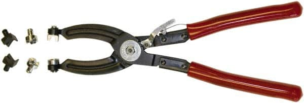 Mag-Mate - 10-1/2" OAL, Hose Clamp Pliers - Straight Jaw, Vinyl Coated Handles - Makers Industrial Supply