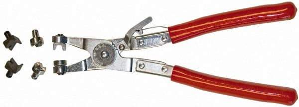 Mag-Mate - 9" OAL, Hose Clamp Pliers - Straight Jaw, Vinyl Coated Handles - Makers Industrial Supply