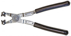 Mag-Mate - 9" OAL, Click Style Hose Clamp Pliers - Straight Jaw, Vinyl Coated Handles - Makers Industrial Supply