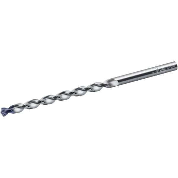 Walter-Titex - 12mm, 130° Point, Parabolic Flute, Cobalt Taper Length Drill Bit - Tinal Point Finish, 134mm Flute Length, 205mm OAL, Series A1549TFP - Makers Industrial Supply