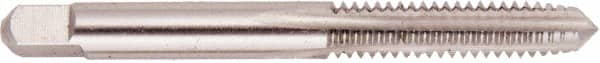 Regal Cutting Tools - 1-14 UNS 3B 4 Flute Bright Finish High Speed Steel Straight Flute Standard Hand Tap - Plug, Left Hand Thread, 5-1/8" OAL, 2-1/2" Thread Length, H4 Limit, Oversize - Exact Industrial Supply