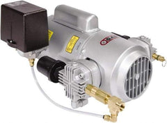 Gast - 1/2 hp, 4.5 CFM, 50 Max psi Piston Compressor Pump - 115/230-1 Volt, 16.02" Long x 13.14" Wide x 8.62" High - Makers Industrial Supply