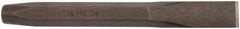 Proto - 5-3/8" OAL x 3/8" Blade Width Cold Chisel - 3/8" Tip, 1/4" Stock, Steel Handle - Makers Industrial Supply